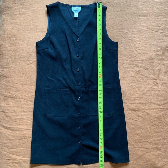 Talbots Black Midi Ribbed Dress, Size 6P - Picture 4 of 5